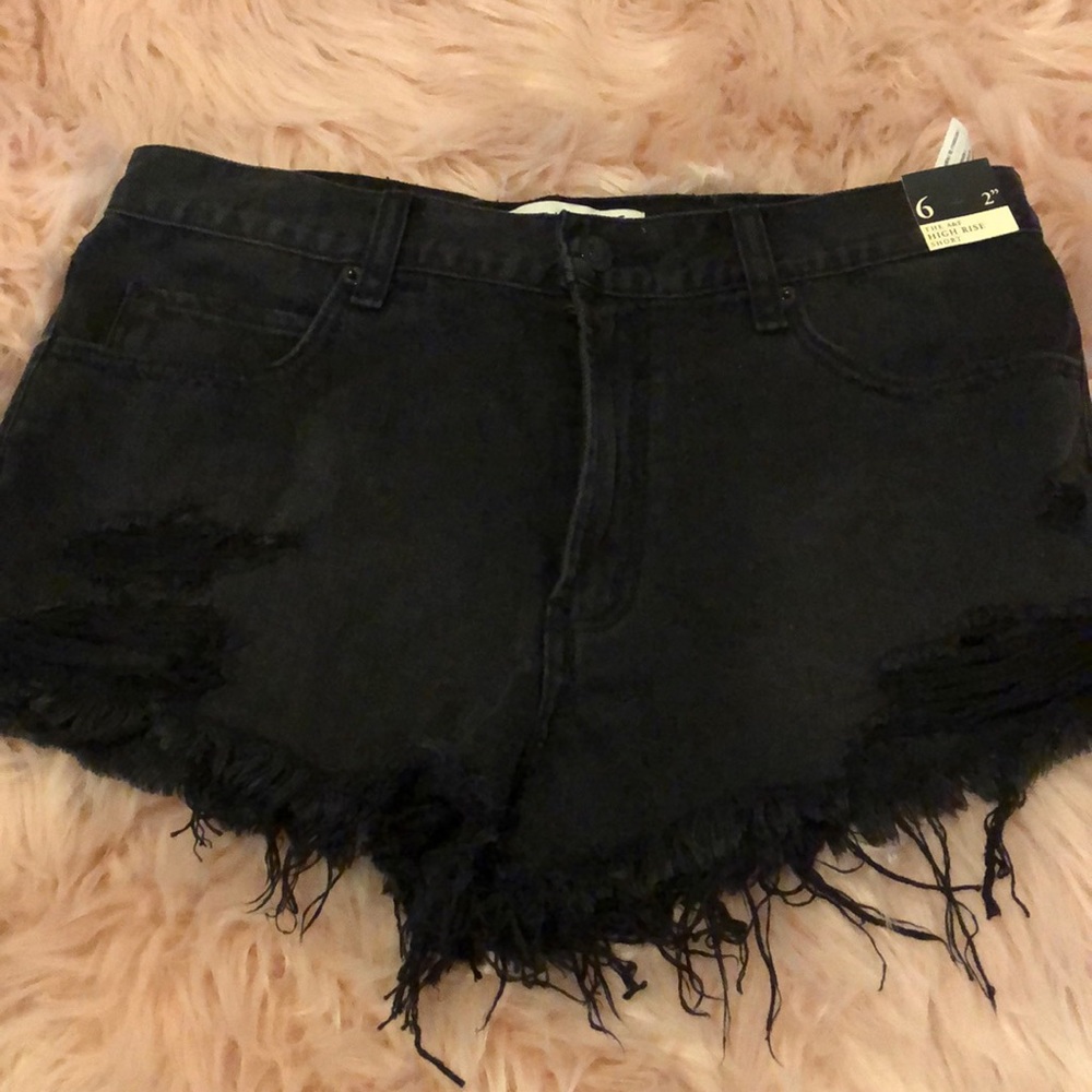 Short shorts/ black cut offs